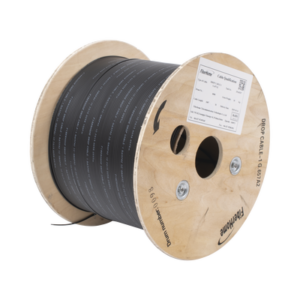 ic-dropa2-1c Carrete de 1 km de Fibra Óptica Drop, Interior/Exterior G.657A2 Monomodo de 1 Hilo (Unifibra), Dieléctrica, Forro Negro