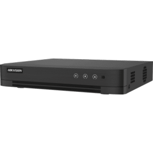 ids-7208huhi-m1-t DVR 8 Canales TURBOHD + 8 Canales IP / 8 Megapixel (4K) / Audio Bidireccional / ACUSENSE / 1 Bahía de Disco Duro / Salida de Video en Full HD / H.265+