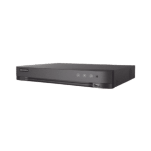 ids-7216hqhi-m1-h-xt DVR 16 Canales TURBOHD + 8 Canales IP / 5 Megapixel Lite - 3K Lite / Salida Independiente HDMI - VGA / Audio de Dos Vías por Coaxitron / Reconocimiento Facial / ACUSENSE (Evista falsas alarmas) / 1 Bahía de Disco Duro / Salida de Video en Fu