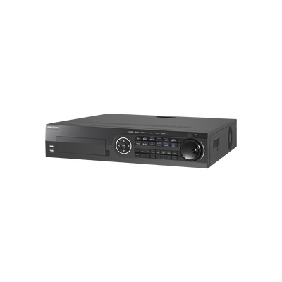 ids-8116hqhi-m8-ss DVR 16 Canales TurboHD + 8 Canales IP / 3K / 5 Megapixel / 8 Bahías de Disco Duro / 16 Entradas de Audio Fisicas (Microfono por Separado) / Audio por coaxitron / Acusense / 16 Entradas de Alarma / POS / H.265+
