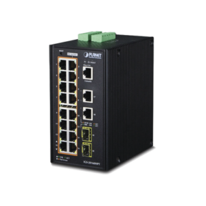 igs-20160hpt Switch Industrial Administrable 16 puertos 10/100/1000 T 802.3at PoE + 2 Puertos 10/100/1000 T + 2 puertos 100/1000 X SFP