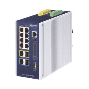 igs-6329-8up2s2x Switch Industrial Administrable Capa 3, Con 8 Puertos PoE Gigabit 802.3bt, 2 Puertos SFP de 1 G / 2.5 G, 2 Puertos SFP 10 G