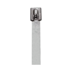 Cincho StrongHold  de Acero Inoxidable Tipo 304, 679 mm largo x 25 mm ancho, Color Metálico, Paquete de 50pz