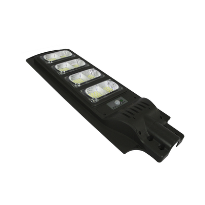 jalp-sol-01-160 Luminaria con Panel Solar y Sensor de Movimiento de 160 W/ Luz fría 6 500 K/ Dimensiones 720 x 240 mm / Ángulo de Luz 120°.