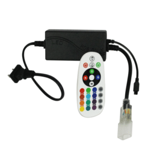 jlpm-10 Adaptador de Corriente con Control de Funciones Remoto para Manguera Neón LED RGB JUML-5050-03.
