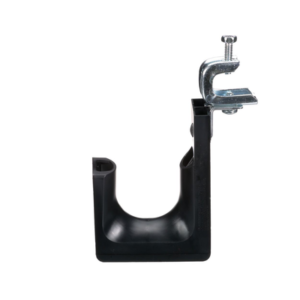 jp2sbc50rb-l20 Sujetador STRONGHOLD tipo J (J-Hook), Con Abrazadera de Tornillo para Montaje, Hasta 46 Cables Cat6, Nylon 6.6, Color Negro, 1 pieza