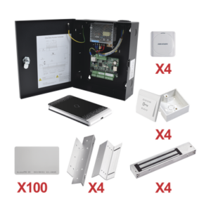 kit-tarjeta-04 Kit de Control de Acceso con TARJETA para 4 Puertas / TODO INCLUIDO / Software IVMS4200 incluido