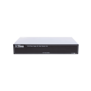 (SOLO RECEPTOR) TRANSCEPTOR ACTIVO DE 16 CANALES / VIDEO+PODER en un solo Cable UTP / 150 metros en 4K, 200 metros en 5 MP/ Envía 36 Vcc y Recibe 12 Vcc / TODO INCLUIDO PARA RACK / HD-TVI/CVI/AHD/CVBS / SIN RUIDO / INSTALACIÓN LIMPIA.
