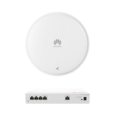 kit380ap371 Kit de Router Multi-Servicio / 1 puerto 10/100/1000 Mbps(WAN) / 4 puertos 10/100/1000 Mbps(LAN) PoE / 50W + Punto de Acceso Wi-Fi 7 / 3.57 Gbps / MU-MIMO 2x2 (2.4GH y 5GHz) / Smart Antenna más cobertura / Instalación en techo y pared