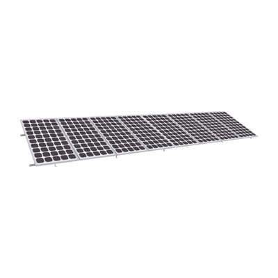 kit8pvektor8r Montaje para Panel Solar, Riel "8" de 5400mm para Módulos de 550 a 660w con Espesor de 35mm, Velocidad de Viento Máx. 136km/h (20° a 45°)