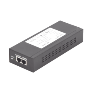 las30-57cn-rj45 Inyector Super Hi-PoE / 56 Vcc / 30 Watts / Para Domos HIKVISION PTZ / IP (-AE / DE) / Soporta 802.3 af /at / Para Aplicaciones de CCTV