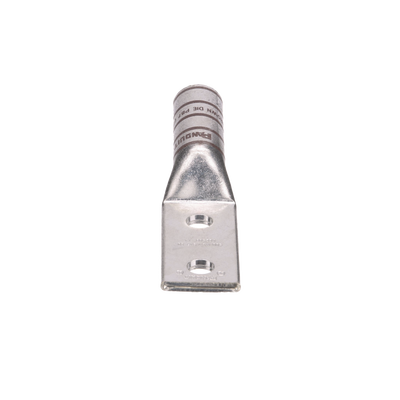 lcc500-12-6 Zapata de compresión LCC500-12-6 para cal. 500 Kcmil, Doble barreno para tornillo prisionero de 1/2, Espaciado de orificios 44.5mm, 1 Pz