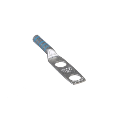 lcc6-38d-l Zapata de compresión LCC6-38D-L para cal. 6 Awg, Doble barreno para tornillo prisionero de 3/8, Espaciado de orificio 25.4mm, 1 Pz