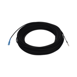 lp-100-scu Rollo de Fibra Óptica Drop Redonda G657A2 Monomodo Simplex de 100 Metros (328.08 Pies) con Conectores SC/UPC-SC/UPC para Instalaciones Aéreas, Subterráneas o a la Intemperie
