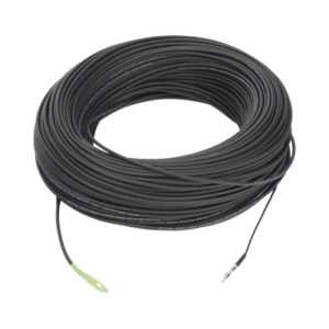 lp-150-sca Rollo de Fibra Óptica Drop Redonda G657A2 Monomodo Simplex de 150 Metros (492.13 Pies) con Conectores SC/APC-SC/APC para Instalaciones Aéreas, Subterráneas o a la Intemperie