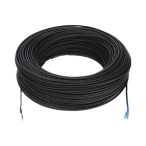 lp-150-scu Rollo de Fibra Óptica Drop Redonda G657A2 Monomodo Simplex de 150 Metros (492.13 Pies) con Conectores SC/UPC-SC/UPC para Instalaciones Aéreas, Subterráneas o a la Intemperie