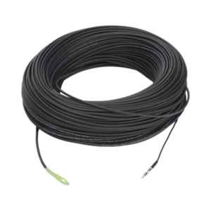 lp-200-sca Rollo de Fibra Óptica Drop Redonda G657A2 Monomodo Simplex de 200 Metros con Conectores SC/APC-SC/APC para Instalaciones Aéreas, Subterráneas o a la Intemperie