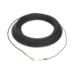 lp-50-sca Rollo de Fibra Óptica Drop Redonda G657A2 Monomodo Simplex de 50 Metros (164 Pies) con Conectores SC/APC-SC/APC para Instalaciones Aéreas, Subterráneas o a la Intemperie