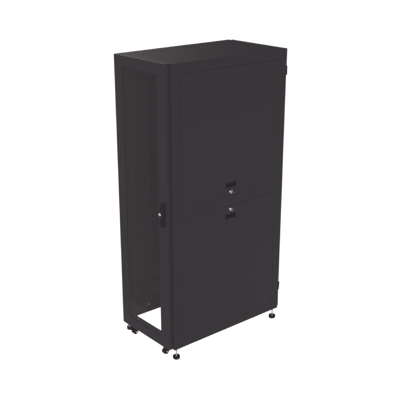lp-60100-42u-r2 Gabinete para Telecomunicaciones Rack Estándar de 19", 42UR, 600 mm Ancho x 1000 mm Profundidad. Fabricado en Acero, Se envía el Gabinete Armado.
