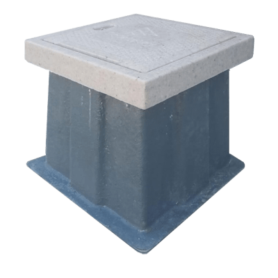 lp-ap-30x30x45 Registro para Alumbrado Público 30 x 30 x 45 cm, Resistencia 3 Toneladas, Uso Peatonal
