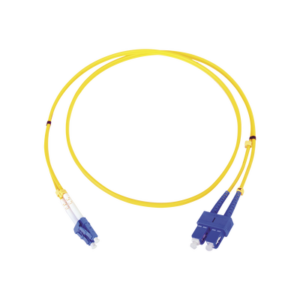 Jumper de Fibra Óptica Monomodo LC/SC Duplex de 1 Metro (3.28 Pies)