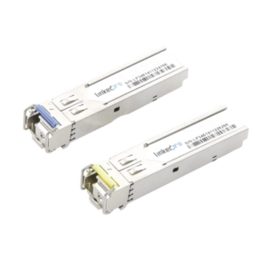 lp-ind-sfp-bd-1g-3 Transceptores Ópticos Industriales Bidireccionales SFP (Mini-Gbic) / Monomodo 1310 & 1550 nm / 1.25 Gbps / 1000BASE-BX / Conector LC/UPC Simplex / DDM / Hasta 3 km / 2 Piezas