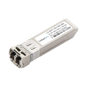 lp-sfp-10g-mm-550 Transceptor Óptico SFP+ (Mini-Gbic) / Multimodo 850 nm / 10 Gbps / 10GBASE-SR / Conectores LC/UPC Dúplex / DDM / Hasta 550 m