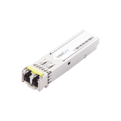 lp-sfp-1g-sm-20 Transceptor Óptico SFP (Mini-Gbic) / Monomodo 1310 nm / 1.25 Gbps / 1000BASE-LX / Conectores LC/UPC Dúplex / DDM / Hasta 20 km