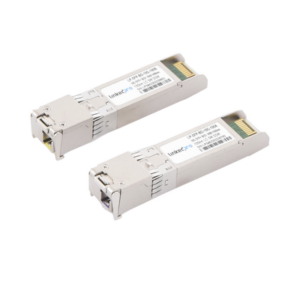 lp-sfp-bd-10g-100 Transceptores Ópticos Bidireccionales SFP+ (Mini-Gbic) / Monomodo 1490 & 1550 nm / 10 Gbps / 10GBASE-BX / Conector LC/UPC Simplex / DDM / Hasta 100 km / 2 Piezas
