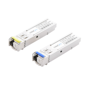 lp-sfp-bd-1g-5 Transceptores Ópticos Bidireccionales SFP (Mini-Gbic) / Monomodo 1310 & 1550 nm / 1.25 Gbps / 1000BASE-BX / Conector LC/UPC Simplex / DDM / Hasta 5 km / 2 Piezas
