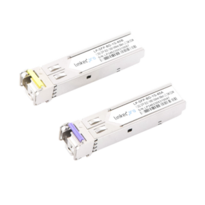 lp-sfp-bd-1g-80 Transceptores Ópticos Bidireccionales SFP (Mini-Gbic) / Monomodo 1490 & 1550 nm / 1.25 Gbps / 1000BASE-BX / Conector LC/UPC Simplex / DDM / Hasta 80 km / 2 Piezas