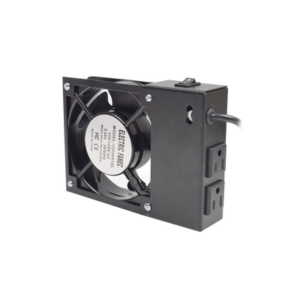 lp-vent-01 Ventilador 110 Vca con Clavija para Gabinete de Pared con 2 Tomas de Corriente