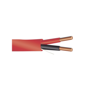 lp214-fire Alambre de Alarma contra Incendios - Bobina de 305 Metros (1000 Pies): 2 x 14 AWG, Rojo, Tipo FPLR, (UL) FT4, Ideal para Sistemas de Detección y Evacuación de Incendios