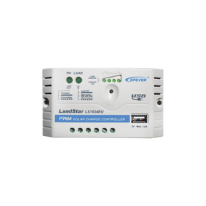 ls-1024-eu Controlador Solar PWM 12/24 V 10 A, Salida USB
