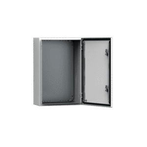 mas0604021r5 Gabinete de Uso Exterior NEMA 4/12; IP66; IK10, 600 x 400 x 240 mm, De Acero, Color Gris Claro