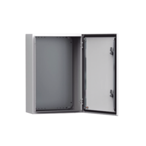 mas0606040r5 Gabinete de Uso Exterior NEMA 4/12/13; IP66; IK10, 600 x 600 x 400 mm (23.62 x 23.62 x 15.75 Pulgadas), de Acero, Color Gris Claro
