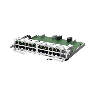 mf6000m-24gt2xs e-Lighten Tarjeta Modular para OLT modelo RG-NBF6002M, 24 puertos Ethernet de 1G, 2 puertos SFP+ de 10G