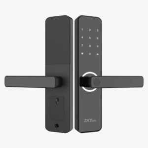ml100 Cerradura Inteligente ML100 con Huella Digital y Wi-Fi / Mortise Europeo DIN / Sensor Capacitivo / Control Remoto vía App / Compatible con ZSmart / Código Aleatorio / Puerto de Carga de Emergencia Micro-USB