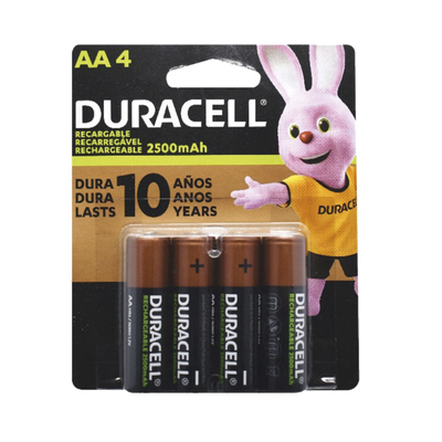 mn1500b4 Batería Alcalina AA / DURACELL / 1.5 A No Recargable