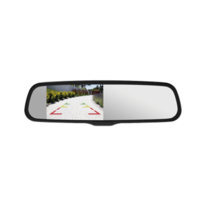 mr-1000 Espejo retrovisor con Pantalla LCD con atenuación automática cuenta con entradas de video duales