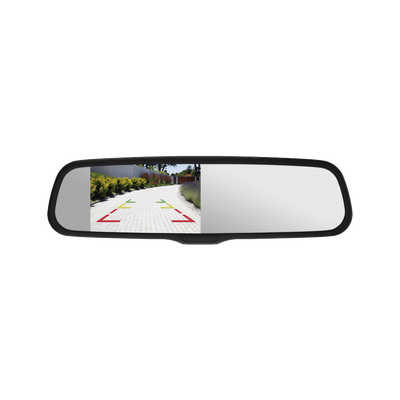 mr-1000 Espejo retrovisor con Pantalla LCD con atenuación automática cuenta con entradas de video duales