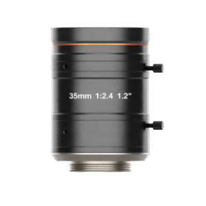 Lente FA para Machine Vision / 25 Megapíxeles / Distancia Focal 35 mm F2.4 / Montura C / Imagen Ø19.3 mm (1.2") / Distorsión 0.02% / Amplio Rango de Distancia de Trabajo / Compatible con Visible e Infrarrojo Cercano