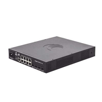 mx-tx1012gxpa-00 Switch cnMatrix TX1012-AC-P PoE Ideal para WISP / 8 Puertos Gigabit PoE + 4 SFP+ / PoE Budget 200W /Capa 2 y Capa 3 / Gestión Gratuita Desde la Nube