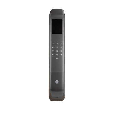 mx83424 Cerradura Digital Cornelius / Reconocimiento Facial 3D / Sensor de Huella con IA / Capacidad de 100 Huellas, 20 Face ID, 100 Tarjetas MIFARE / Doble Verificación / Bloqueo Automático / Modo Niños / IP54 / Aleación de Aluminio