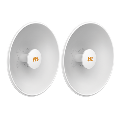 n5-x25-2pack Antenas Modulares Dual Slant, 4.9 - 6.4 GHz, Dimensiones (42.9 cm), Apertura 8 ° Ganancia de 25 dBi, Diseñada para radio C5x