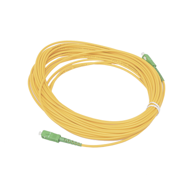 ofc-sc-apc-sc-apc-s-30-10 Jumper de Fibra Óptica Simplex, Monomodo, con Conectores SC/APC-SC/APC, 10 Metros (32.81 Pies)