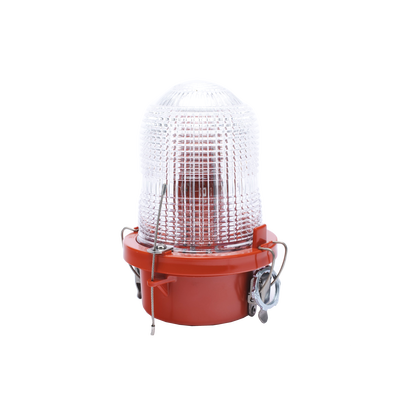 ol1-vled2-ir Lámpara de Obstrucción Roja/ Luz Fija Tipo L-810, LED de baja intensidad/ 120 - 240 Vca/ Luz Infraroja