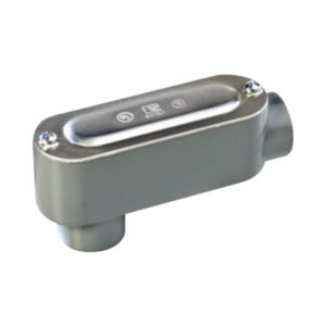 olb-0306c Caja oval roscada tipo LB de 2" (50.8 mm) Incluye tapa y tornillos.