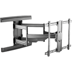 Soporte de Pared Articulado para Pantallas 37" a 85" / Extensión 800 mm / Capacidad de Carga 69.9 kg / Gestión Integrada de Cables / Patrones VESA Múltiples / Inclinación con Bloqueo
