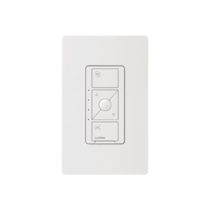 (Caseta Wireless) Control de velocidad inalámbrico para ventilador de techo, un solo polo.